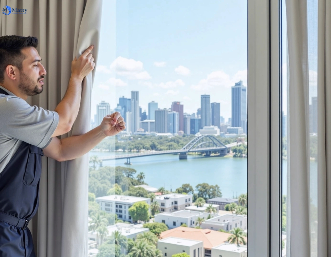 Professional curtain steam cleaning service east-lindfield-nsw QLD by Matty Curtain Cleaning